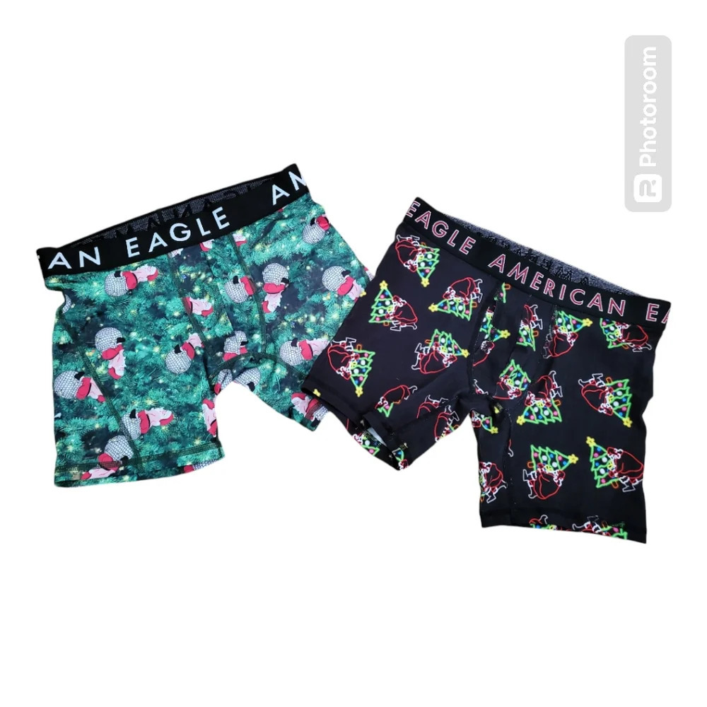 American‎ eagle Christmas boxer briefs 2pk
